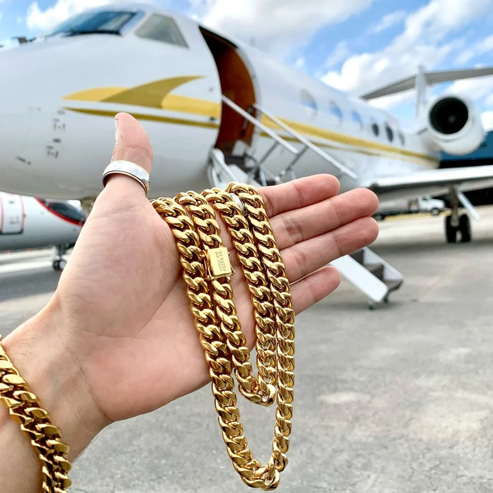 CUBAN LINK BRACELET REAL 18K GOLD DE ROSSI MADE IN ITALY ***LIFETIME WARRANTY***